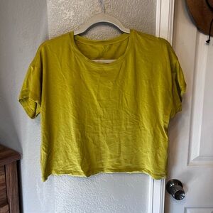 Lululemon Cate's Crop Tee size 8